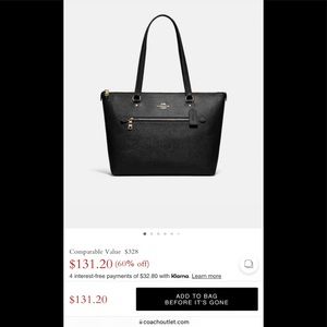 Like New Coach Gallery Bag! Authentic